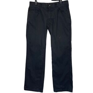 Wolverine FR Flame Resistant BLACK Mens 34x31 Cotton Stretch Work Pants *Read